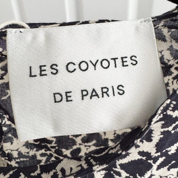 Les Coyotes de Paris printed cotton mini dress, size 18 years - Picture 4 of 7